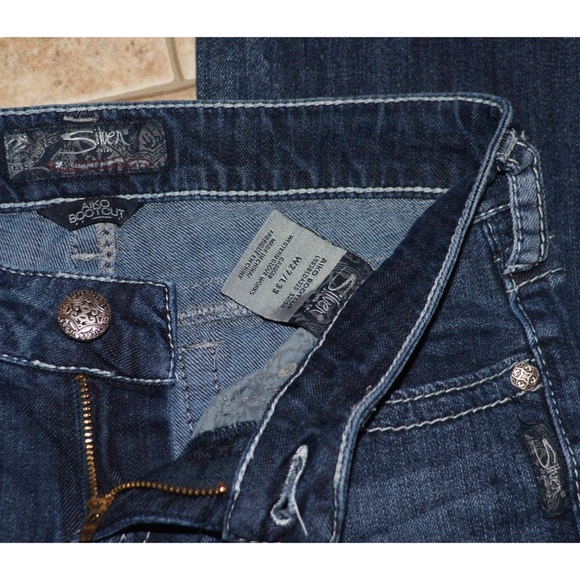 Silver Aiko bootcut jeans W27/L33 - Picture 7 of 8